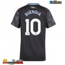 Camisa de Futebol Aston Villa Emiliano Buendia #10 Equipamento Secundário Mulheres 2025-26 Manga Curta